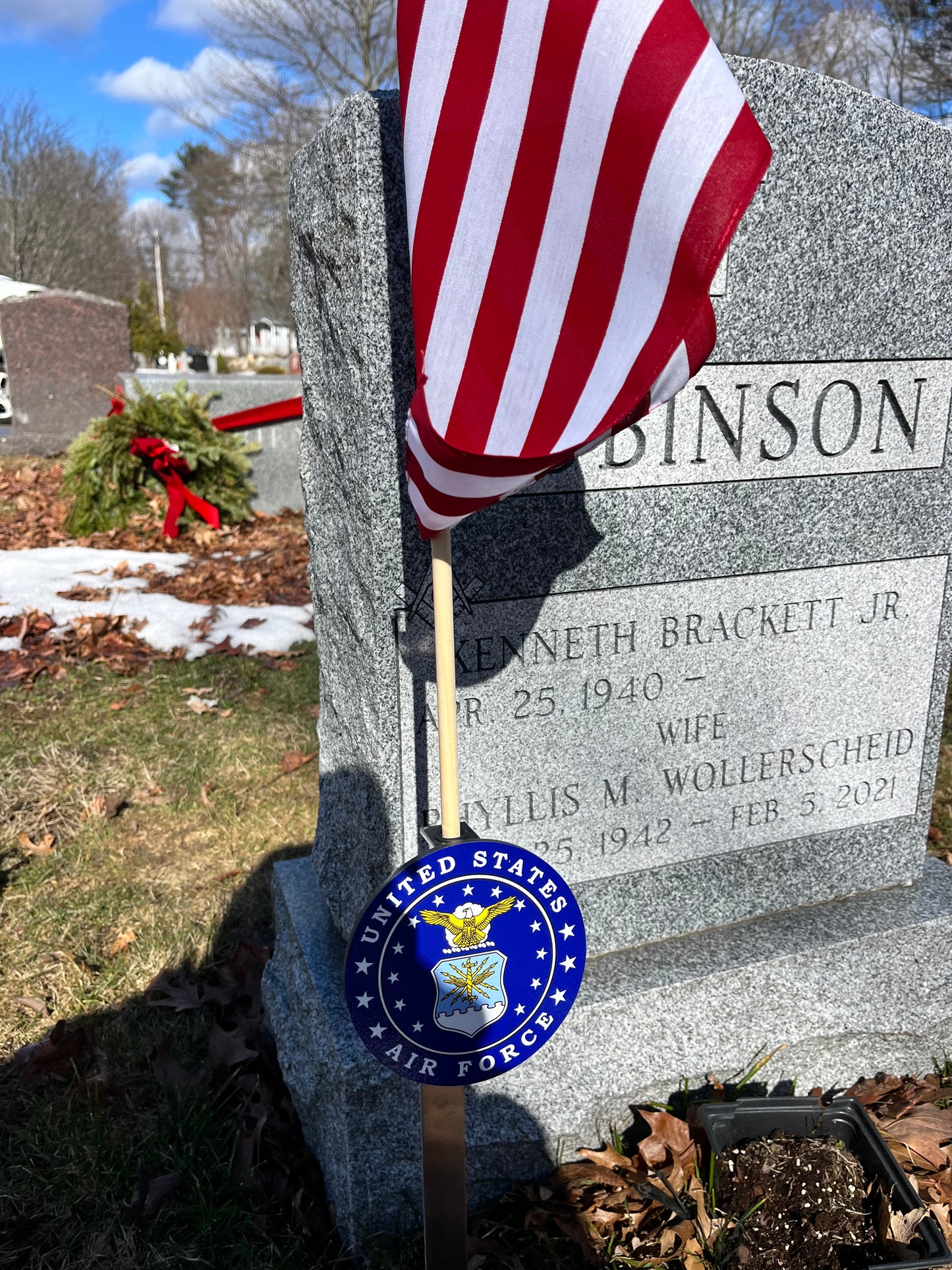 Military Flag Holders
