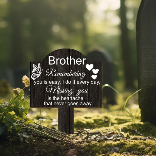 Remembrance & Cemetery Decoration Plaque